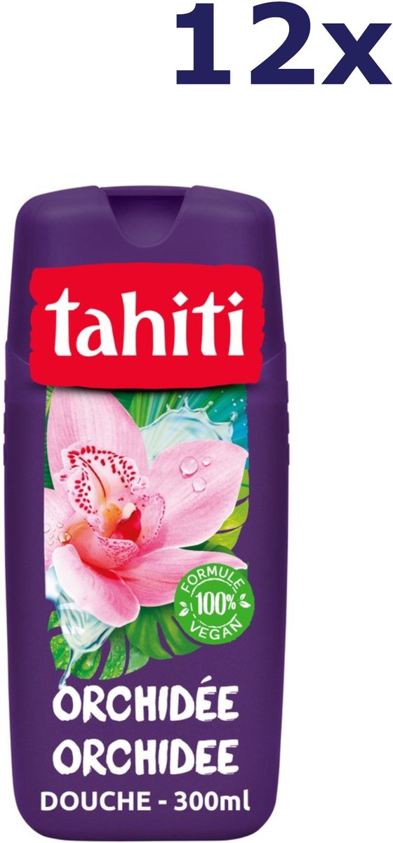 Goedkoopste 12x Tahiti Douchegel - 300ml - orchidee