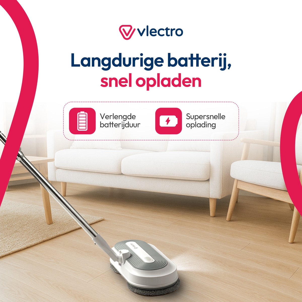 360 Roterende Mop Spray Reiniging Elektrische Bezem Eenvoudige Poeder Magic Huishoudelijke