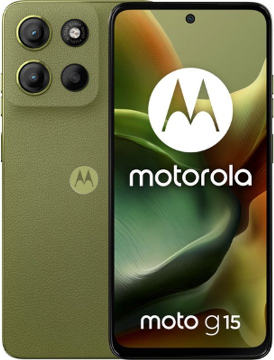 Motorola moto g15 17,1 cm (6.72") Dual SIM Android 15 4G USB Type-C 8 GB 128 GB 5200 mAh Groen