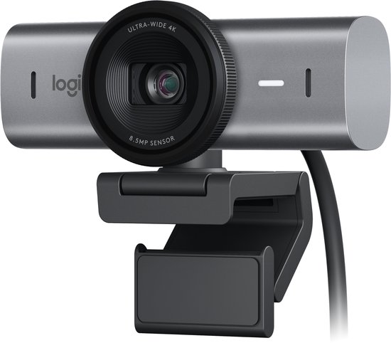 Logitech MX Brio - Webcam - 4K Ultra HD - 1080p/60fps - USB C - Graphite