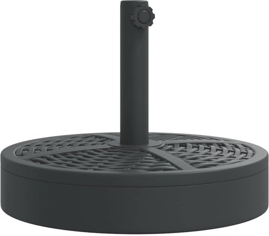 vidaXL Parasolvoet voor stokken van Ø38 / 48 mm 25 kg rond – Parasolvoet – Parasolvoeten – Parasol Voet – Voet Parasol