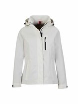 BJØRNSON Shellby Regenjas - Zomerjas Dames - Wind-/ Waterdicht - Maat 52 - Off-White