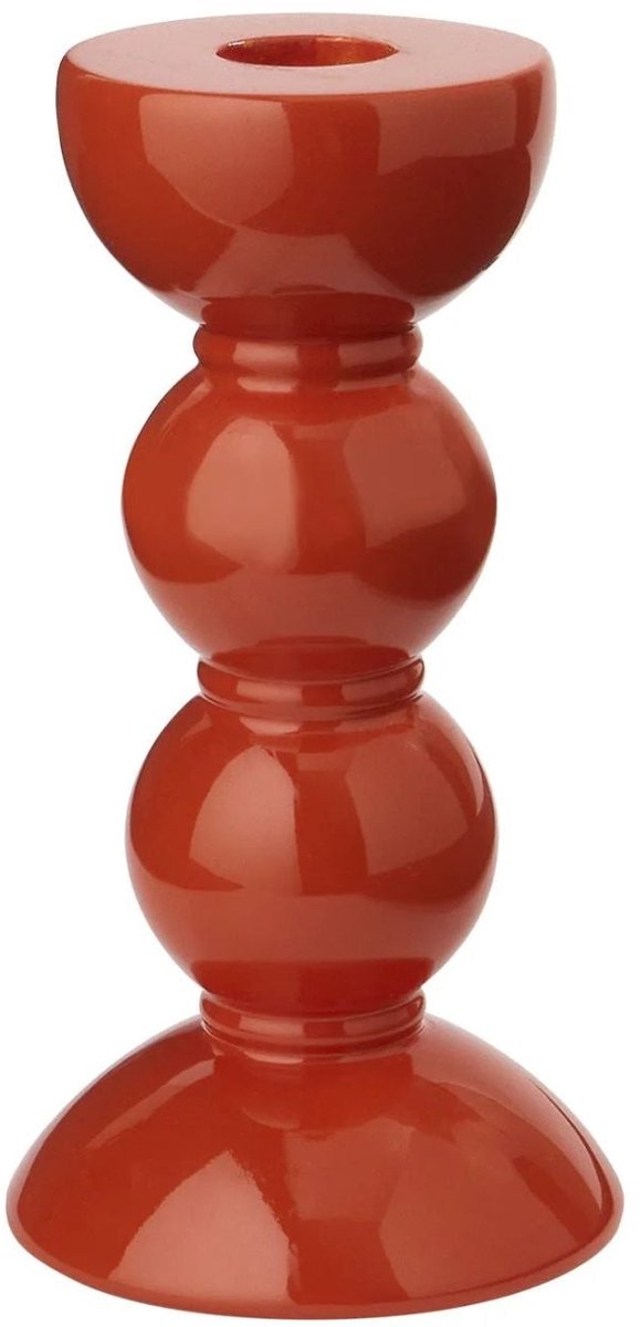 Addison Ross - Kandelaar Bobbin Orange 14cm - Kandelaren