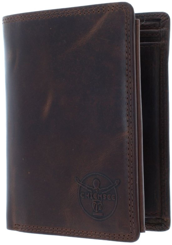 CHIEMSEE Cuir Porte-monnaie Dalian Wallet With Flap Brown Brun