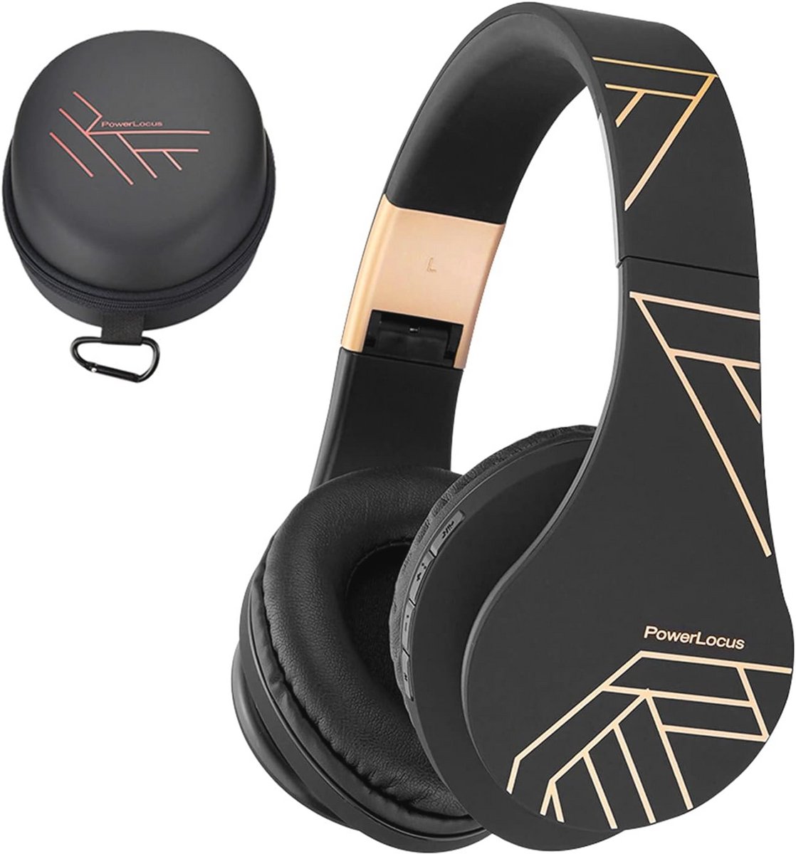 Draadloze Bluetooth Hoofdtelefoon met Microfoon en HD Stereo - Opvouwbaar, Comfortabel en Multi-Connection