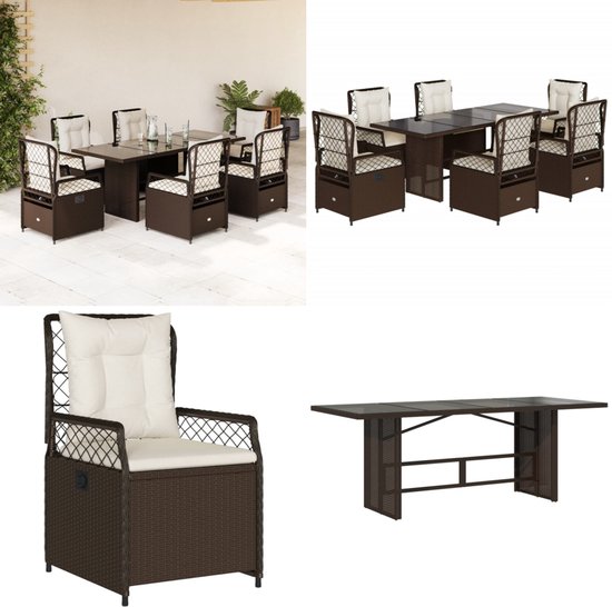 Schommelstoel set van 2 rotan lichtbeige ORVIETO