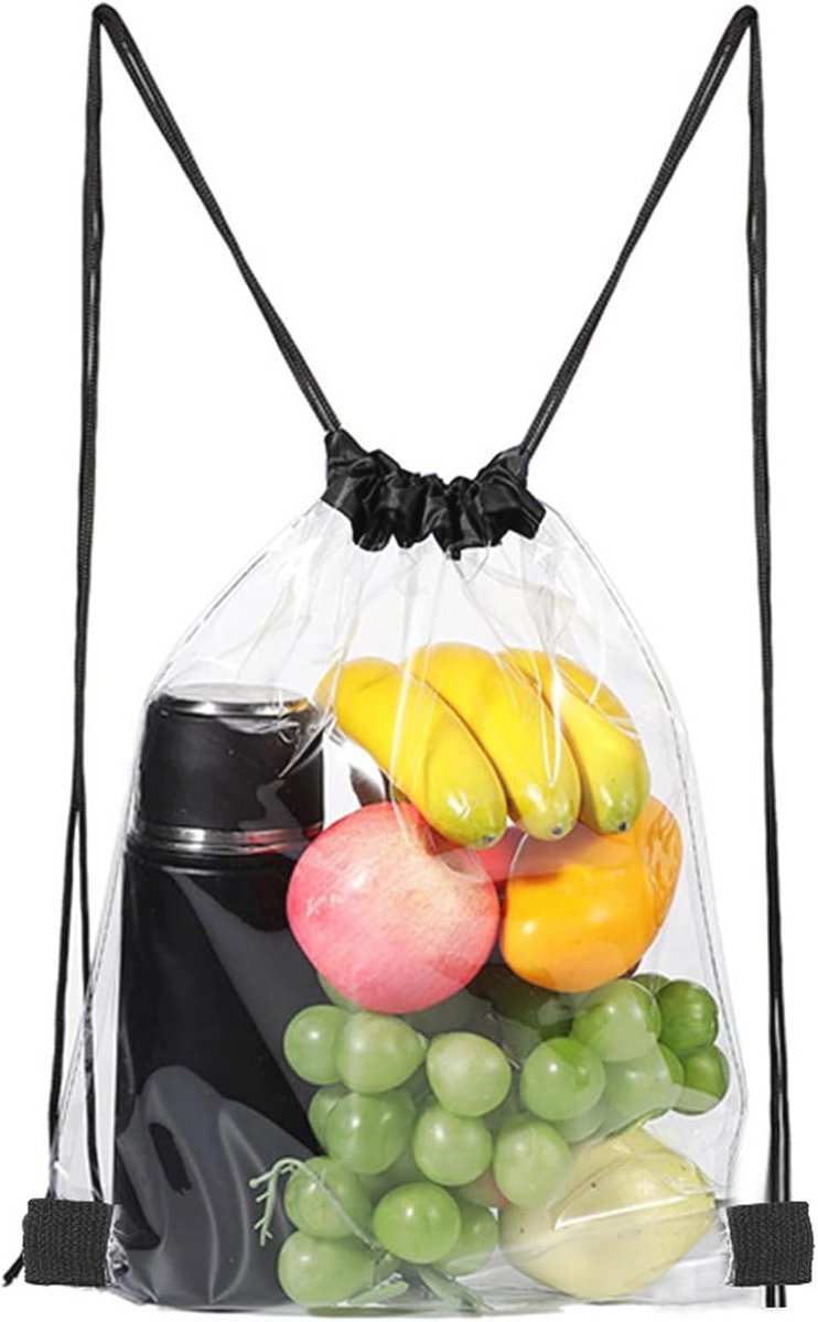 Doorzichtige PVC Rugzak - Waterdichte Opvouwbare Tas voor Sport, Zwemmen, Evenementen, Stadion en Gym