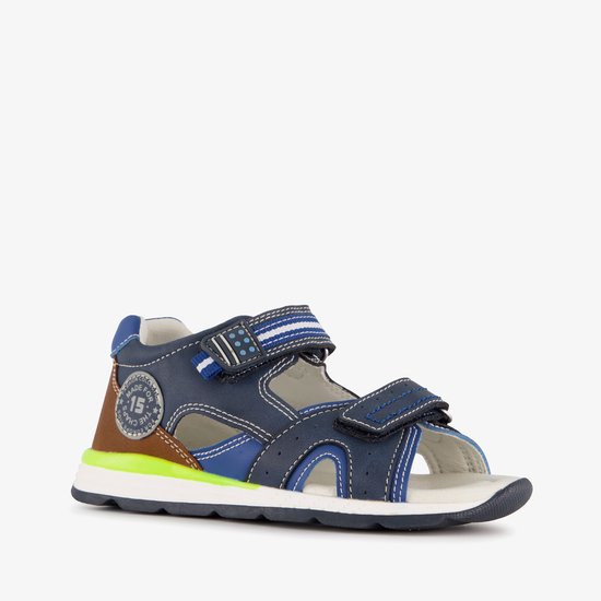 Blue Box jongens sandalen blauw bruin - Maat 25