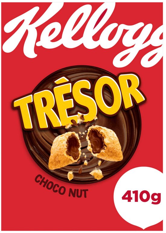 Kellogg's Tresor Choco & Nuts Ontbijtgranen - 3 x 410 gr -Voordeelverpakking