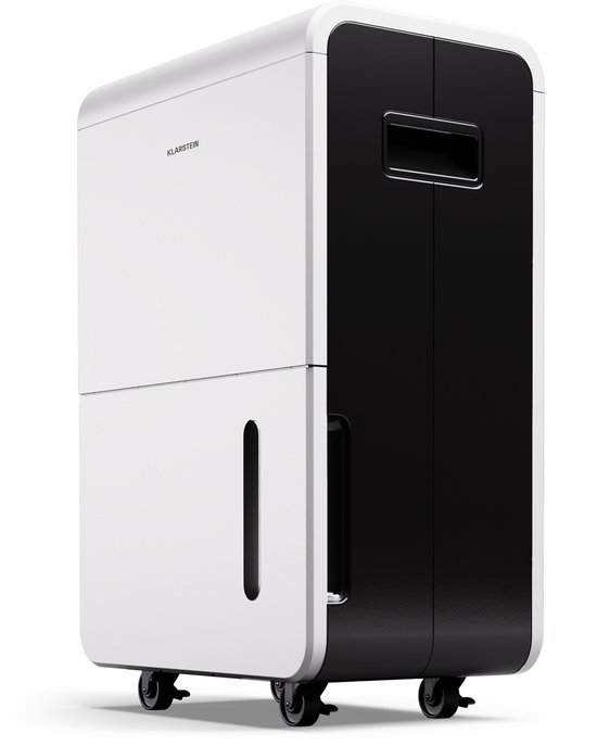 Klarstein Luchtontvochtiger elektrisch tot 90m2, Slimme luchtontvochtiger voor thuis, badkamer & kelder, Luchtontvochtiger Stil, elektrische luchtontvochtiger met WLAN IoT app, Bouwdroger met 70 L inhoud - voor 90 m² - Timer