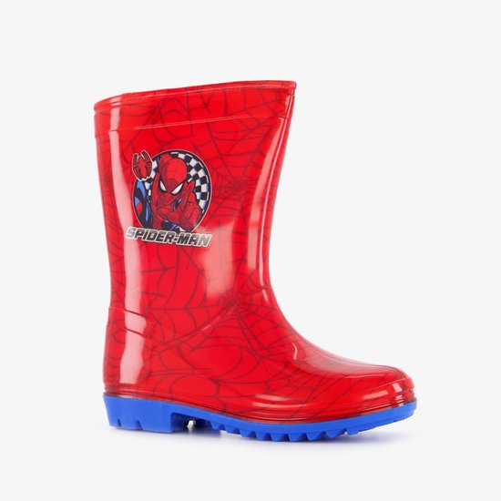 BOTTE DE PLUIE SPIDERMAN - Rouge - Semelle amovible - Taille 33