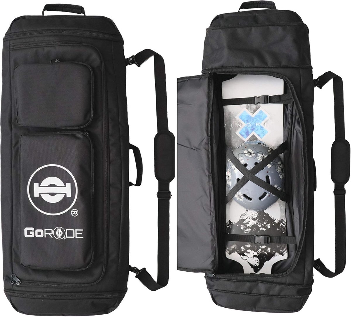 Elektrische Longboard Skateboard Rugzak met Laptop Houder