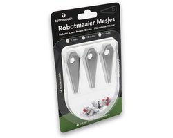 To the South® Robotmaaier Mesjes staal geschikt voor Bosch Indego 350 (Connect) - 3 stuks