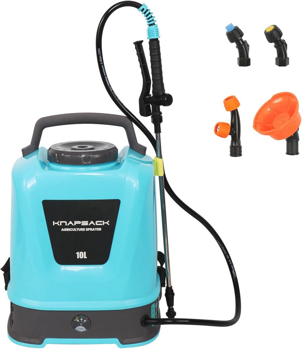 Draagbare Elektrische Rugzaksproeier voor Planten - Oplaadbare 10L Schouderpomp met Comfortabel Ontwerp