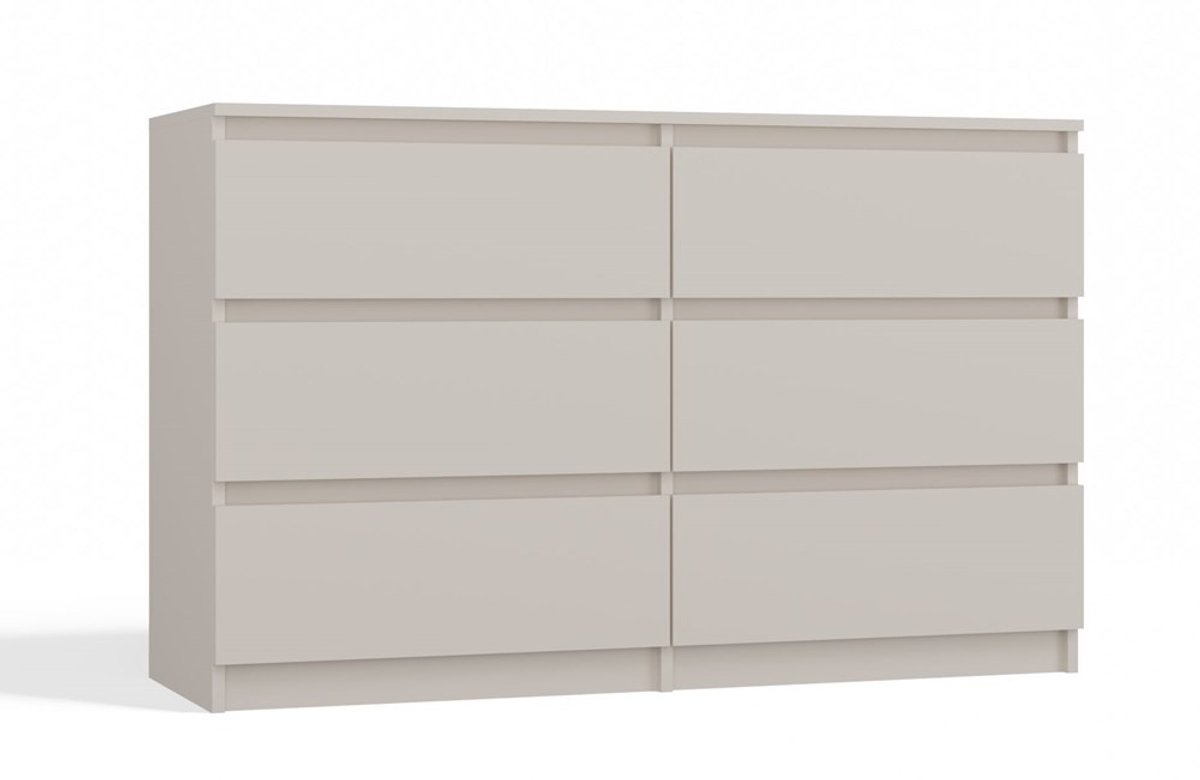 Ladekast 120cm 6 lades creme Creme
