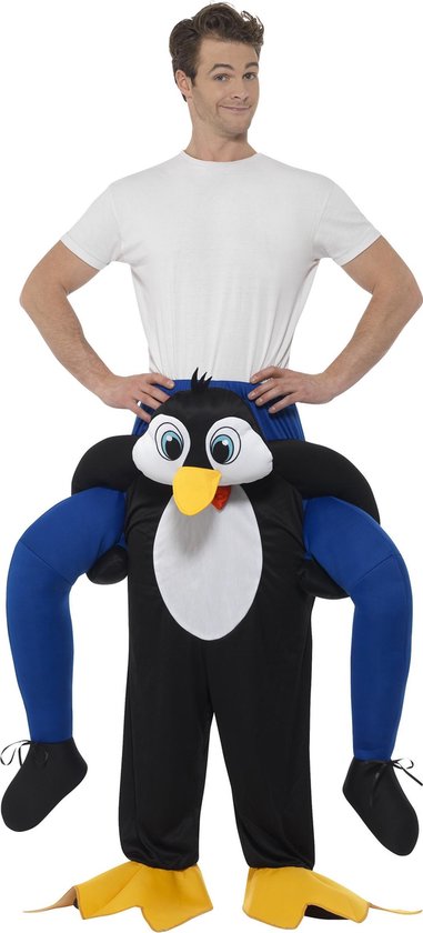 Pinguïn carry me kostuum voor volwassenen - Volwassenen kostuums