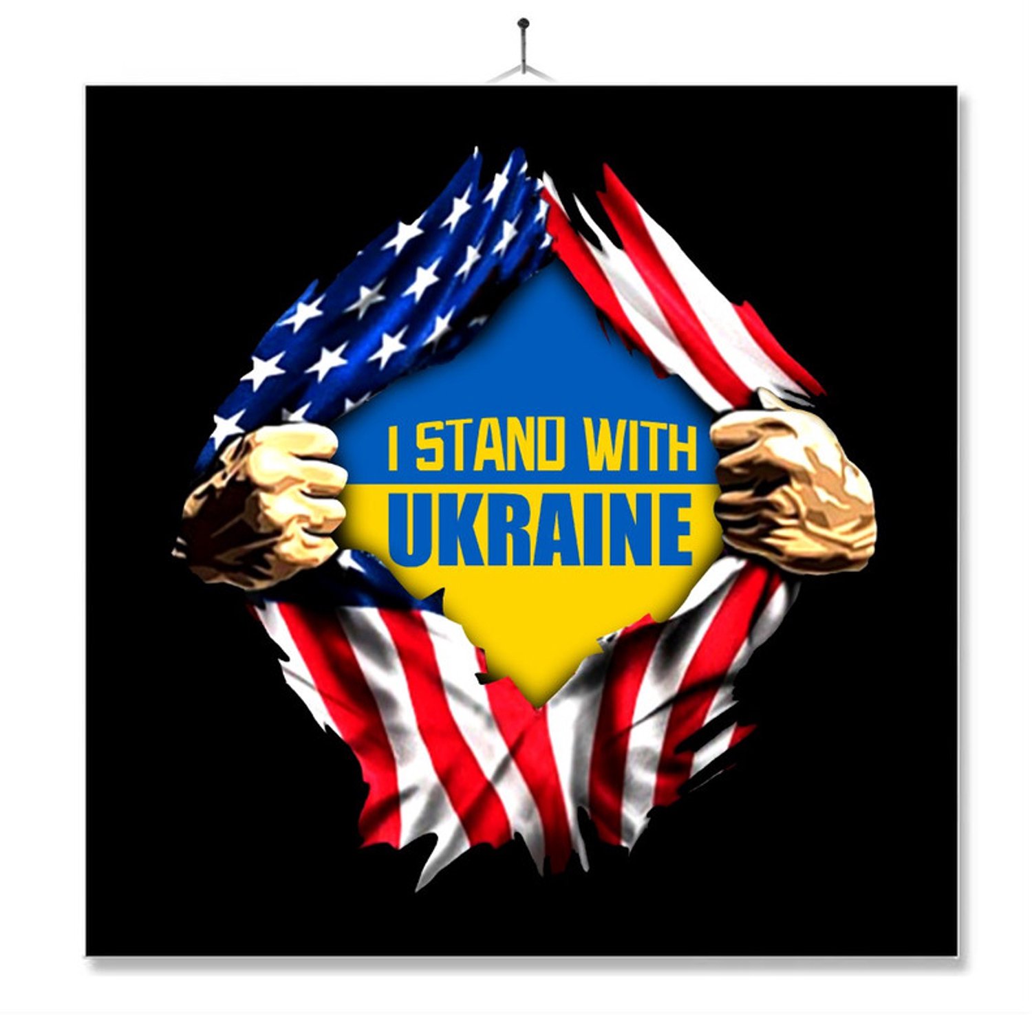 MC Living Tegel Met Opdruk | Oekraine | I stand with Ukraine ontwerp 5