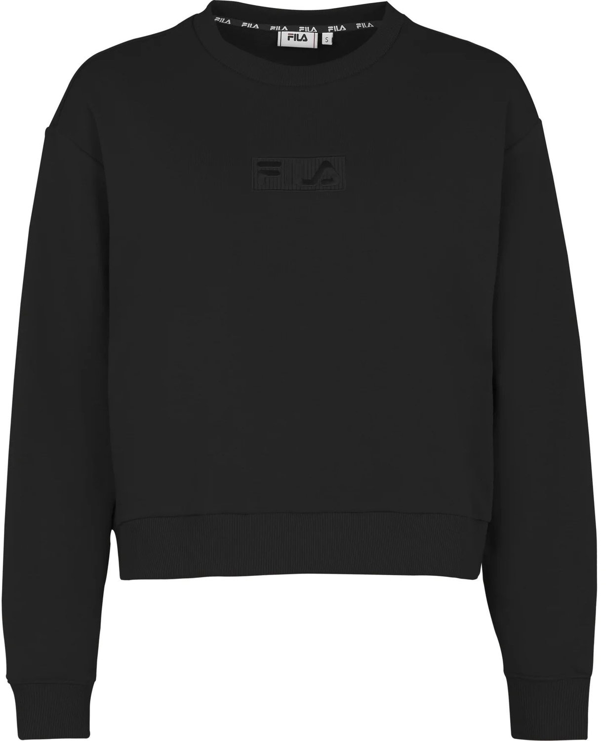 Fila Bansko cropped crew sweat FAW0255-80001 Sweater dames Zwart