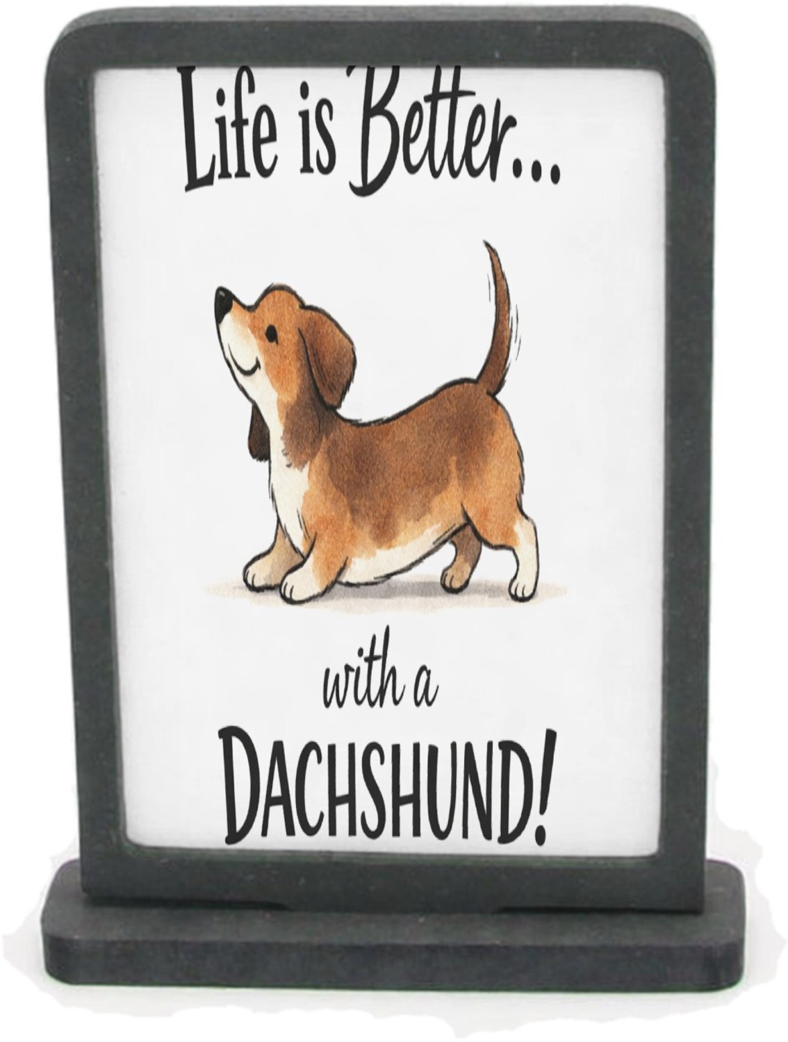 Mr Cadeautjes Houten fotolijst rechthoek met MDF inleg - design Een grappige, trotse quote over een specifiek hobbydier of d | cadeau Wit