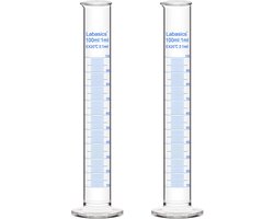 Maatcilinder Set van 2 - 100 ml - Borosilicaatglas