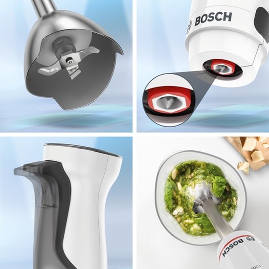 Bosch - MSM4W810 - Serie 4 Staafmixer ErgoMaster 1200 W Wit, Donkergrijs MSM4W810 van Bosch — afbeelding 5