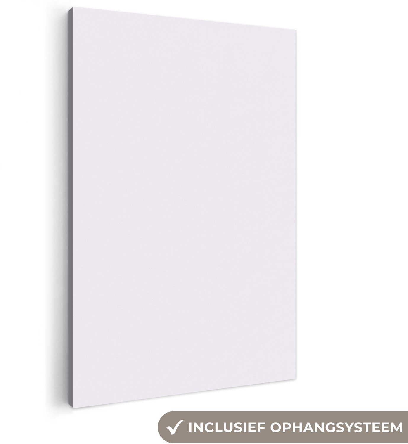 Canvas schilderij 80x120 cm - Exclusieve wanddecoratie Lilac - Luxe - Paars - Muurdecoratie woonkamer - Slaapkamer decoratie - Kamer accessoires - Schilderijen op canvas groot XXL