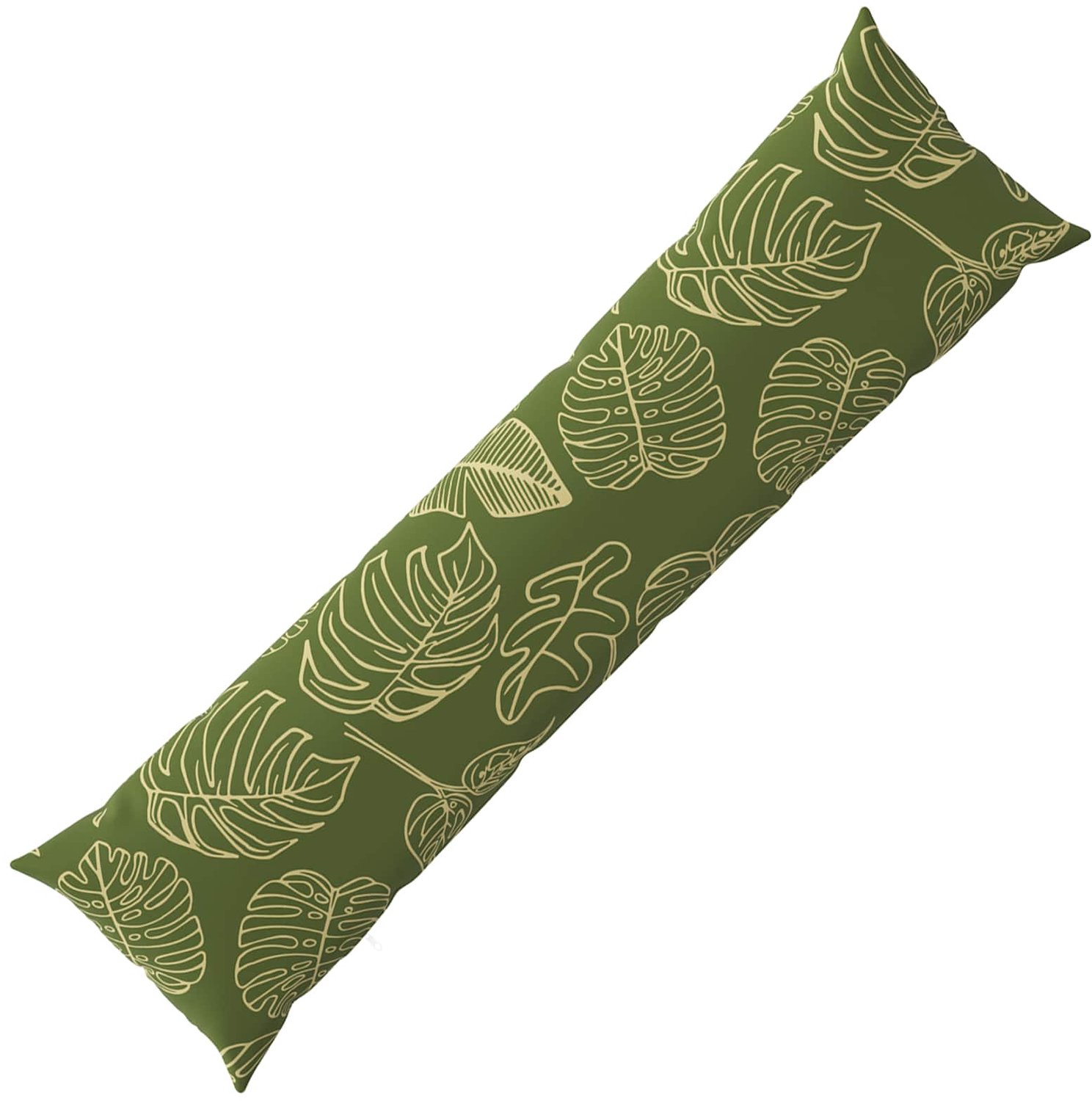 vidaXL Dekenkussen - HEERLEN - Blad - Design - 40 - x - 145 - cm - Polyester Bladontwerp