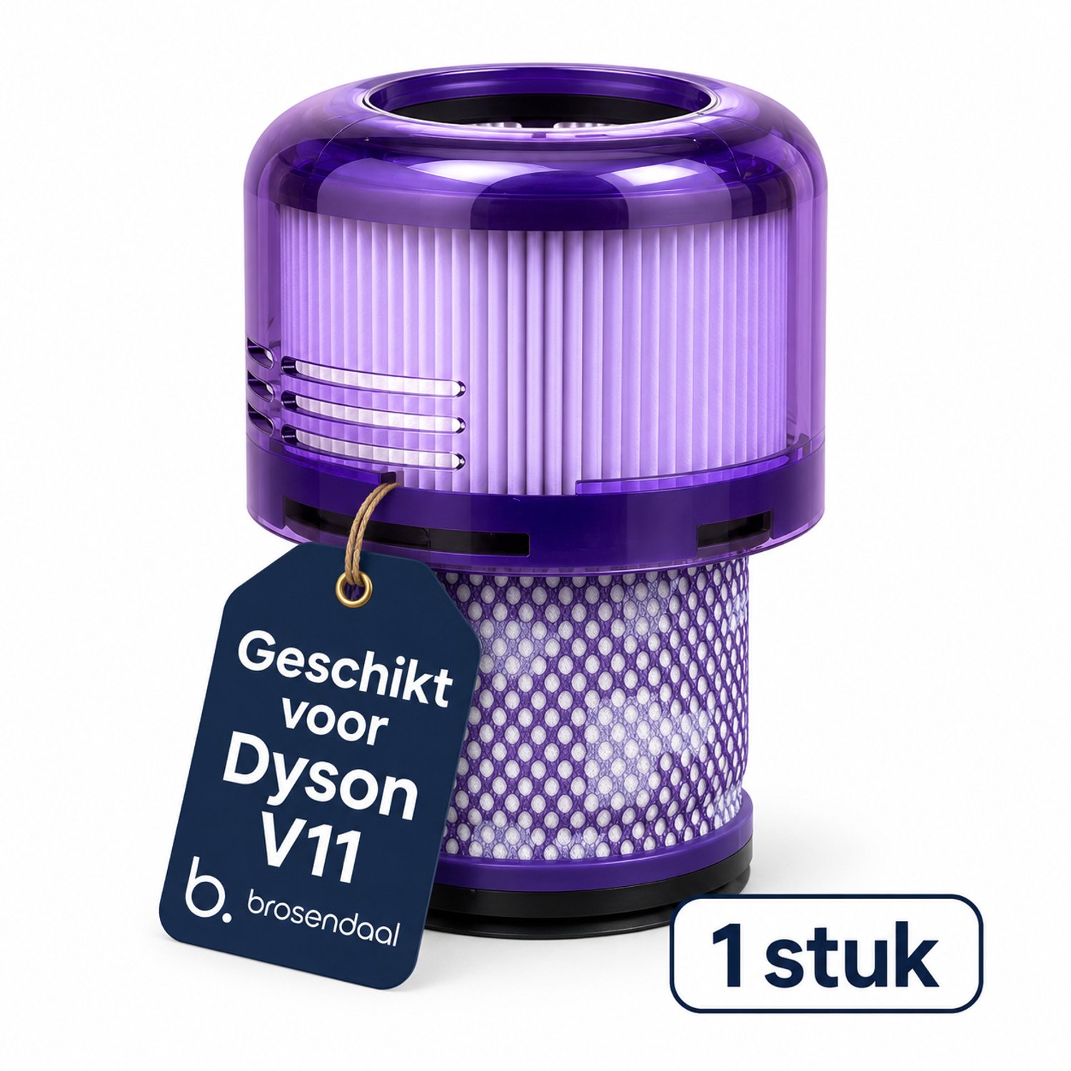 Brosendaal Filter geschikt voor Dyson V11 - Voor alle V11 modellen - SV14 | SV15 | SV17 | SV28 - Wasbaar en Herbruikbaar