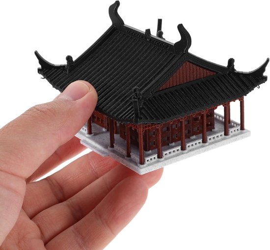 Figuur Chinees Huis Aquarium Decoratie Landschapsarchitectuur Decoratie Zen Tuin Ornament Traditioneel Chinees Antiek Ornament — afbeelding 4