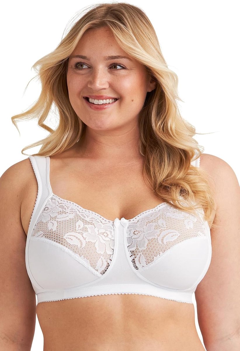 Mary of Sweden Lovely Lace Katoenen beha zonder beugel met volledige cup