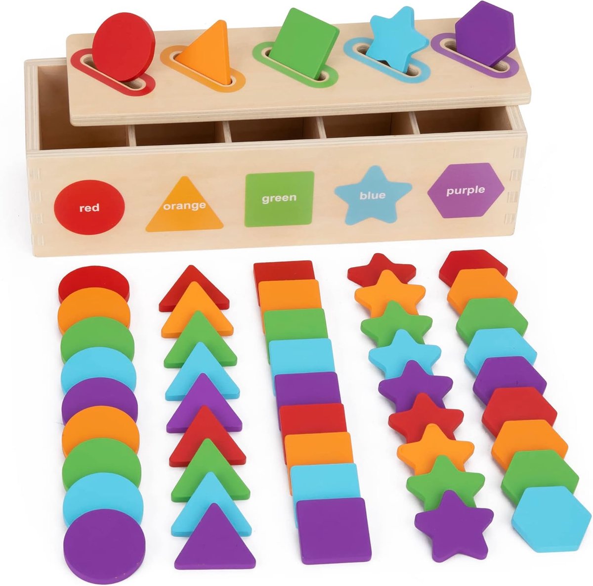 Montessori speelgoed voor kinderen, meisjes, 1, 2, 3 jaar, cadeau voor baby's en verjaardagen