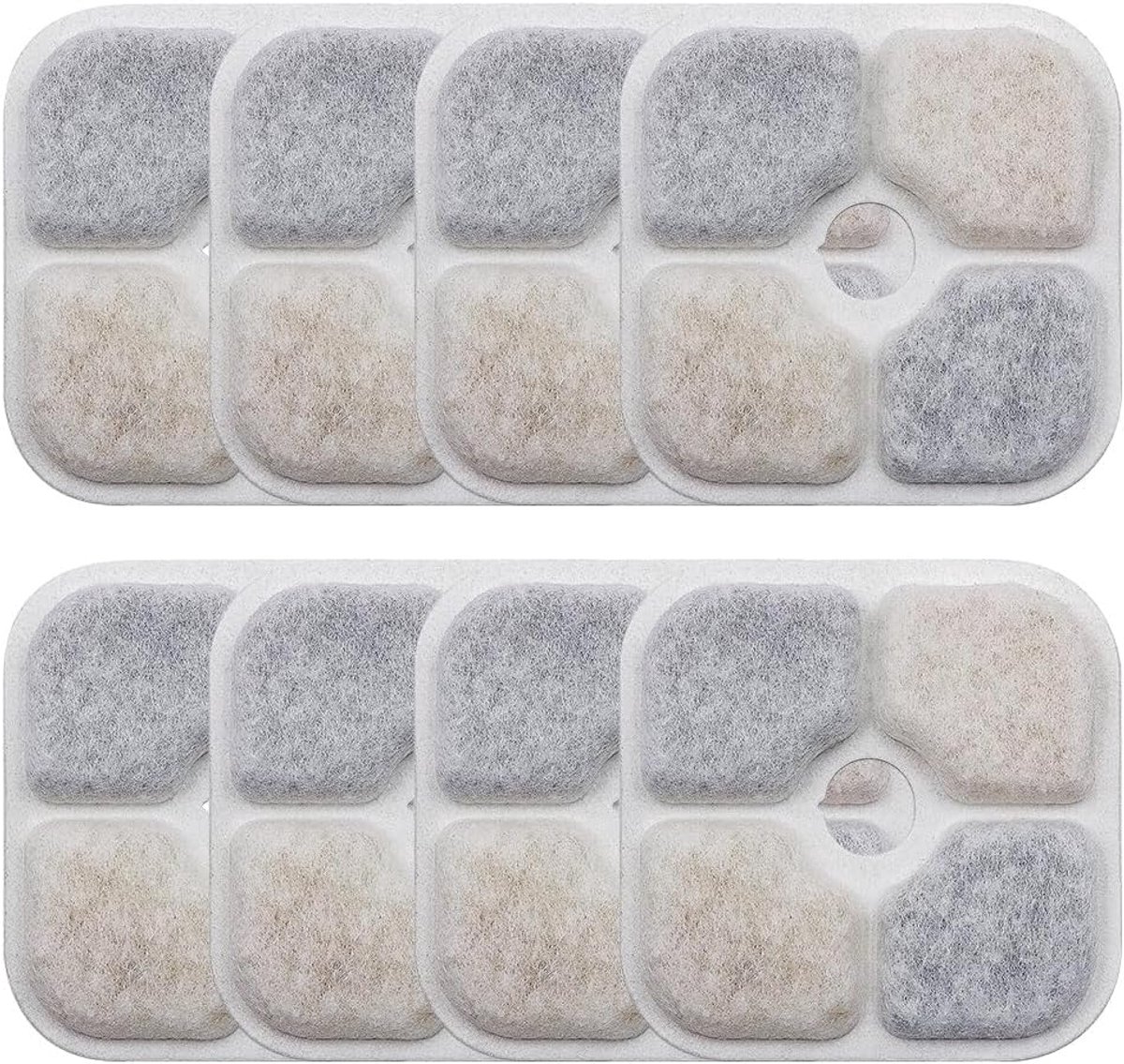 8 Stuks Drinkfonteinfilters Voor Pixi Cat Fonteinfilter Voor 2,5 L Waterfontein