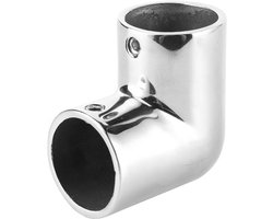 Marine Yatch 90 ° elleboogbuisverbinding, elleboogconnector, boothandrailfitting 90 graden elleboog, roestvrijstalen handrailfitting(A(22mm))
