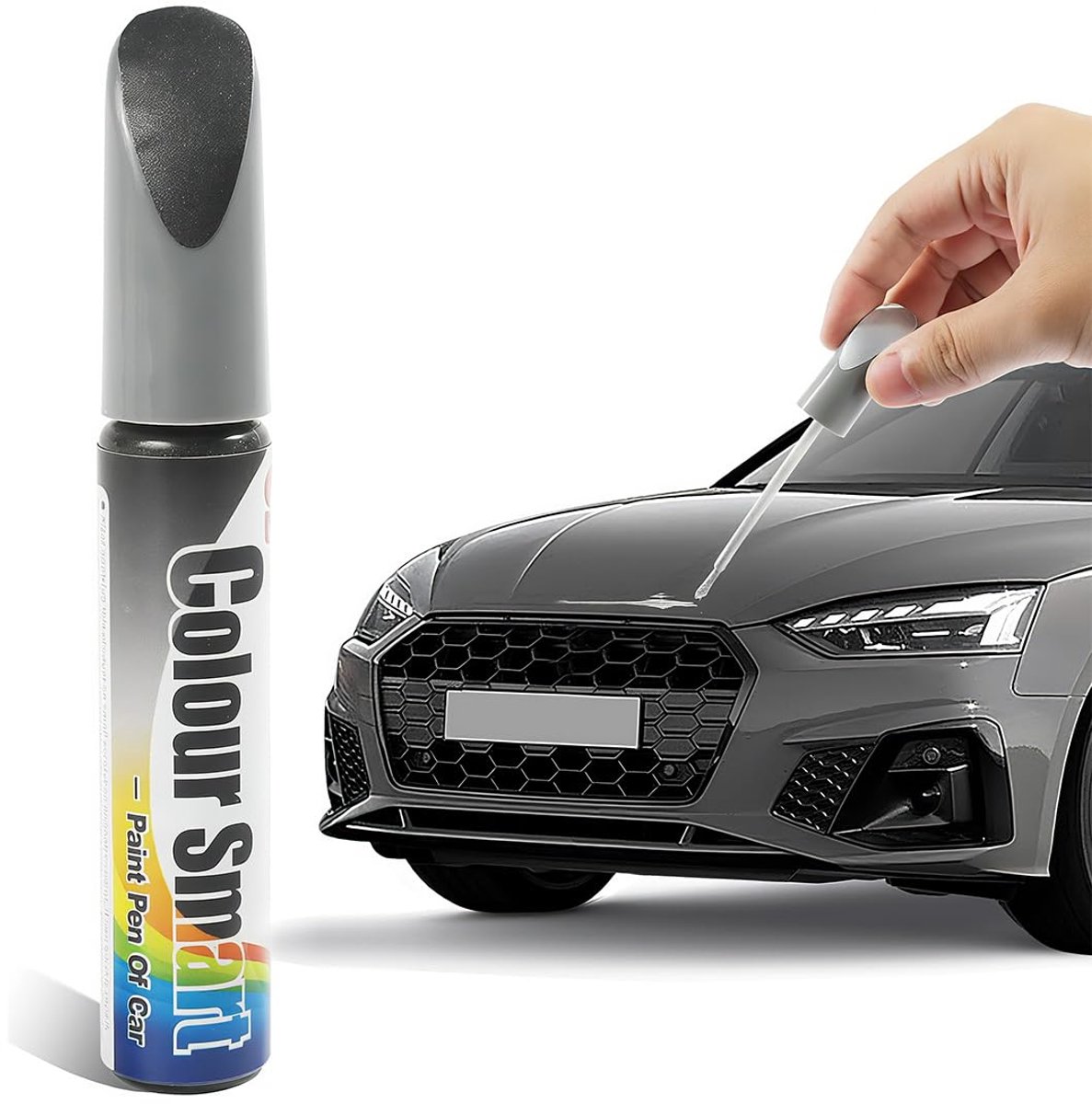 Auto-krasverwijderaar - grijs - lakreparatiestift - herstel van autolak - ShopVlot