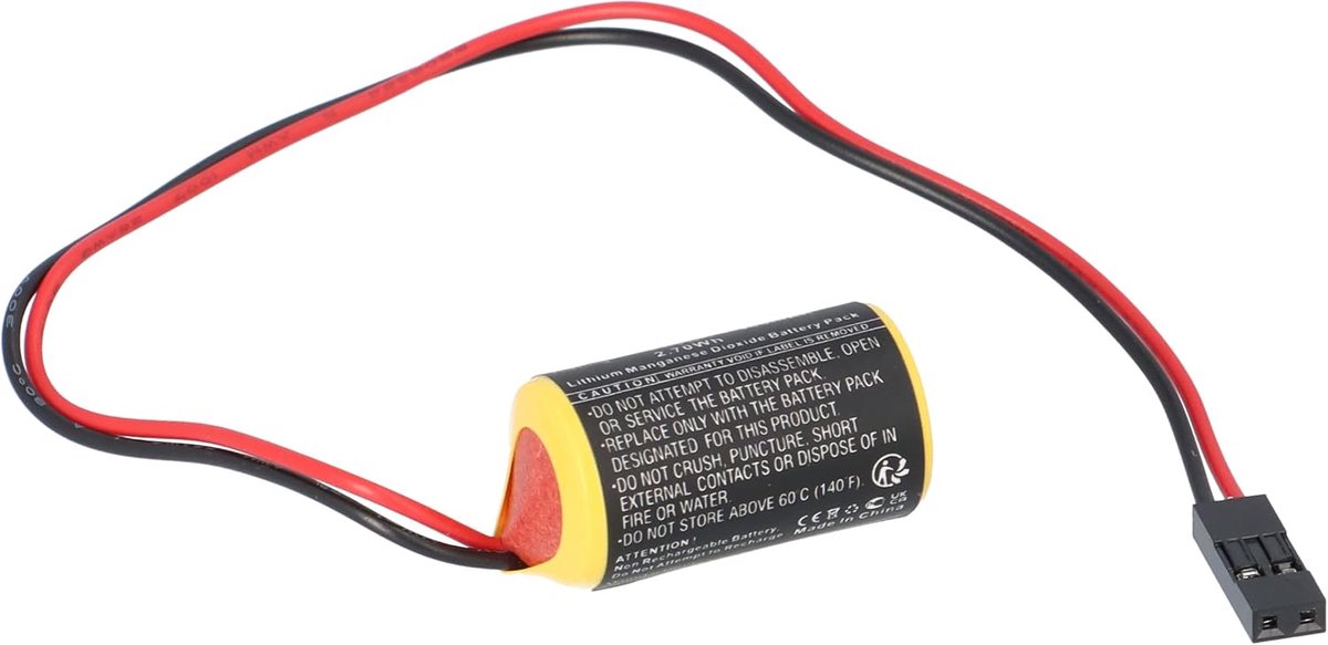3V batterij CR1/2AA met AMP-BUCHSE-928205-2P compatibel Siemens 575332TA