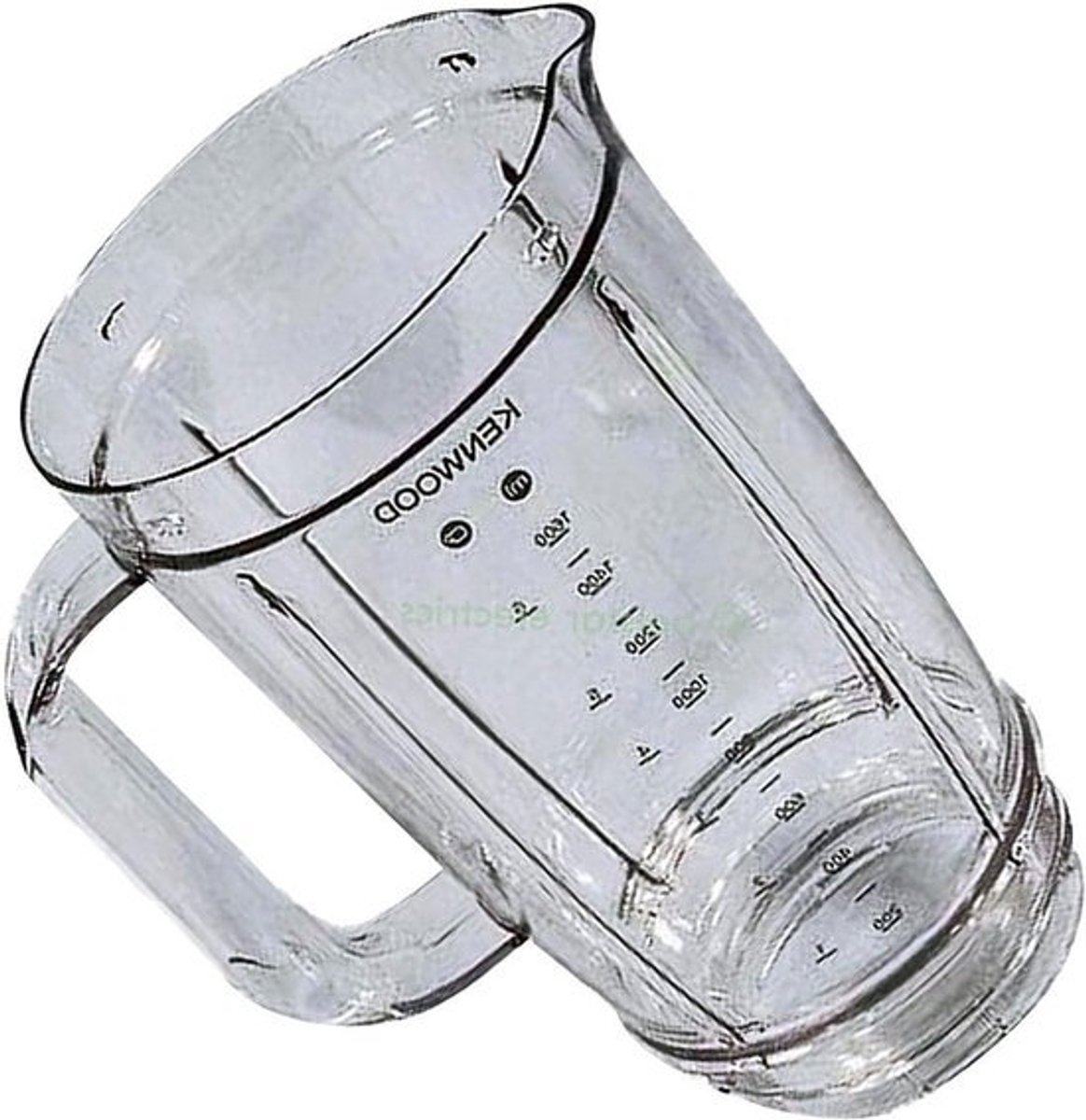 Keukenmachine Kan - Mixer Kom - Smoothies Maken - Met Fruitzeef - 2 Liter - Wit