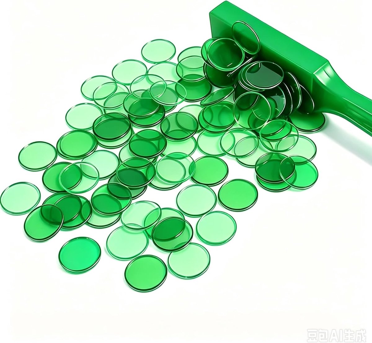 Bingo Spelset met Magnetische Puzzels voor Gezellige Spelavonden - Groen, Leuk voor Kinderen en Volwassenen