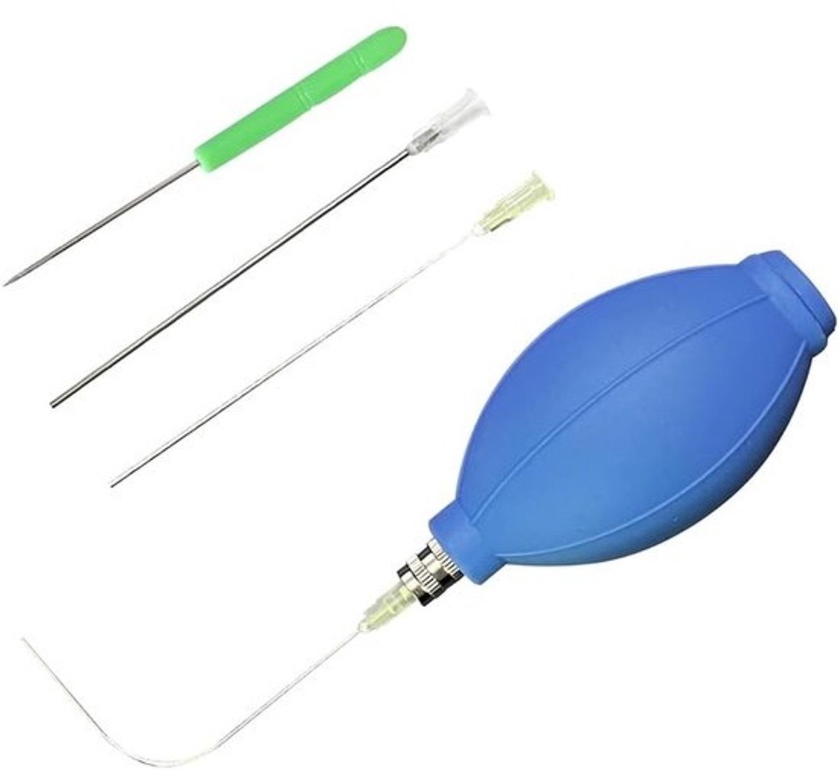 Ei Leegmaker Set - Eierpomp Boor - Paasei Decoratie - Eenvoudig in gebruik - 20x15x5 cm - Blauw