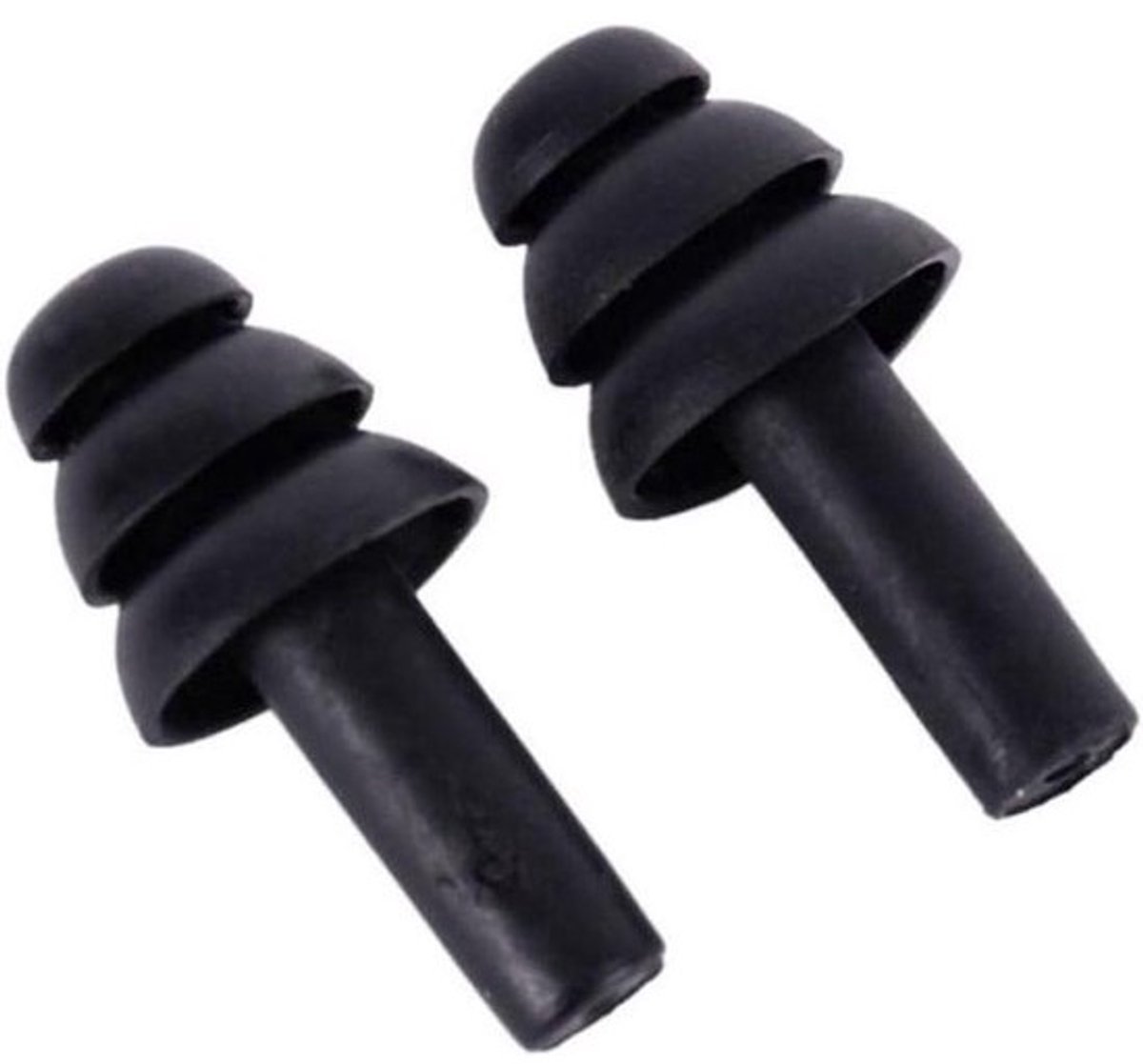 Oordoppen - Oordopjes - Gehoorbescherming - Hoge Kwaliteit Siliconen - 28x11 mm - Zwart