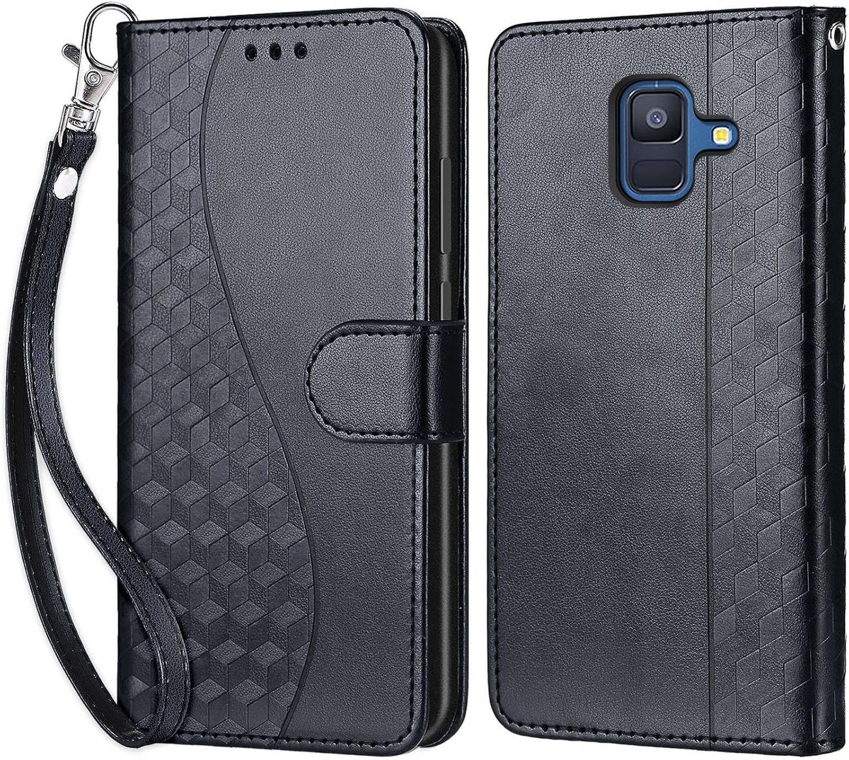 Telefoonhoesje voor Samsung Galaxy A6 2018, 3D-dobbelsteen