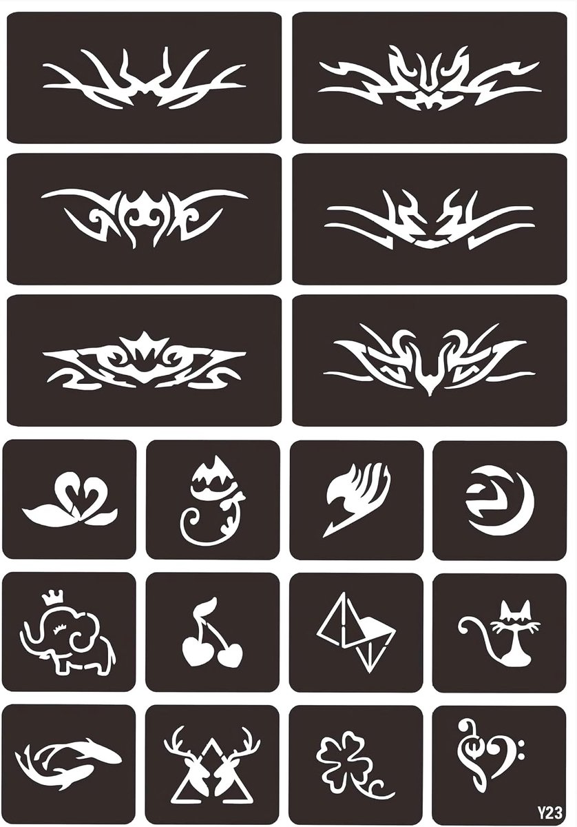 Tattoo sjabloon stuitbeen gewei tattoo sjabloon notensleutel sjabloon dieren sjabloon 18 sjabloon Y23