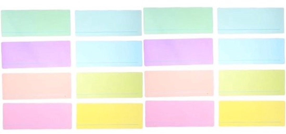 Leesstrips - Boekenleggers Markeerstrips - Leesvaardigheid Verbeteren - Lichtgewicht PVC Materiaal - 19 x 7 cm - Gekleurd