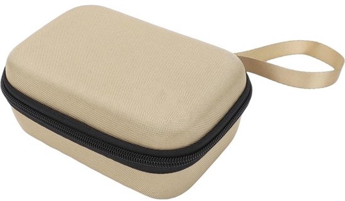 Eierdrager met handvat - Eierhouder - Picknick en kamperen - Schokbestendige structuur - 6 eieren - Kaki