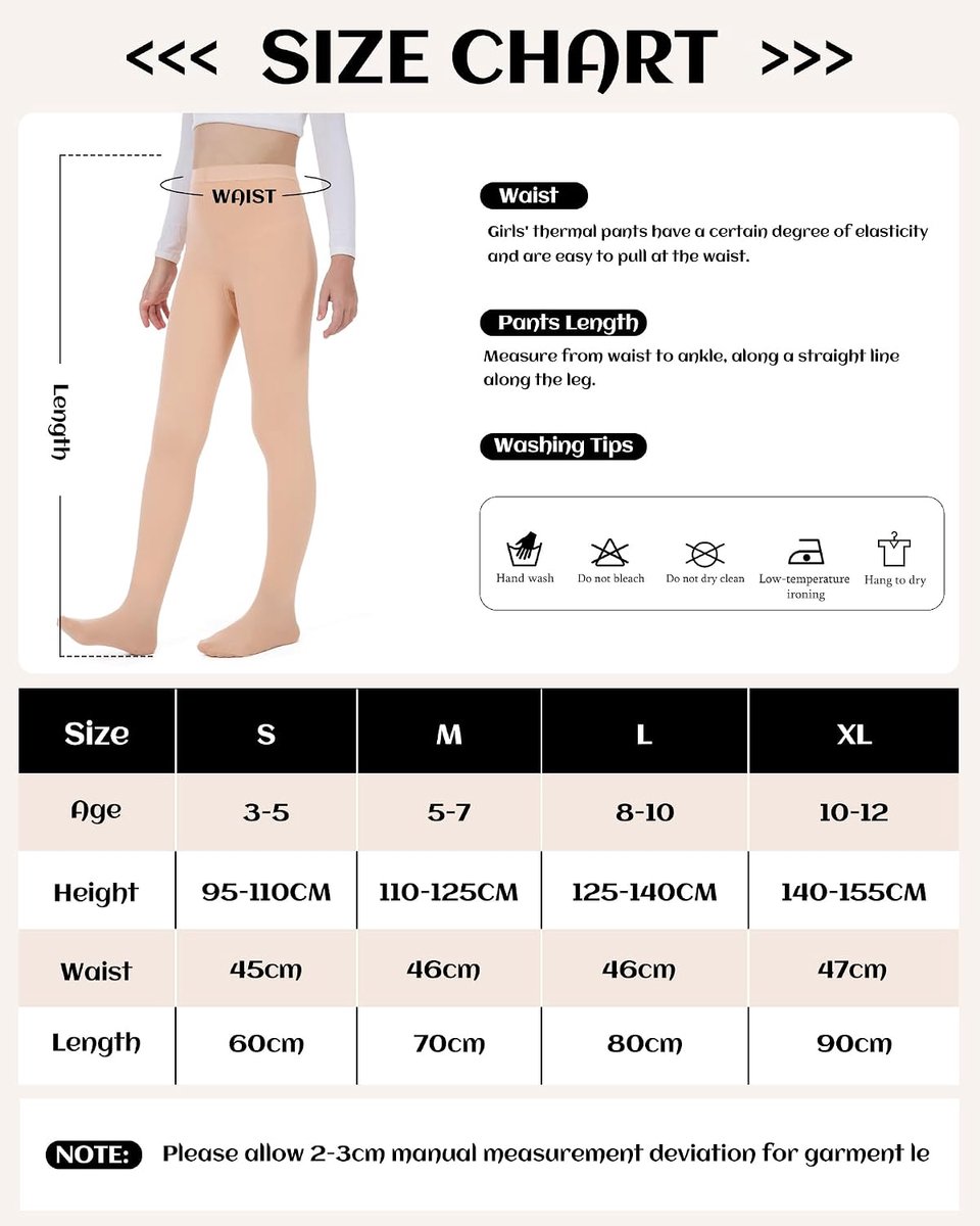 Panty'S voor Meisjes Ondoorzichtige Balletpanty'S Gevoerde Warme Thermische Panty'S voor Kinderen Maten 95-155