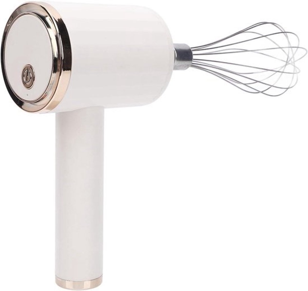 Keukenmixer met hakker - Eierklopper - Bakken en koken - Verstelbare snelheid - 20 x 10 cm - Wit
