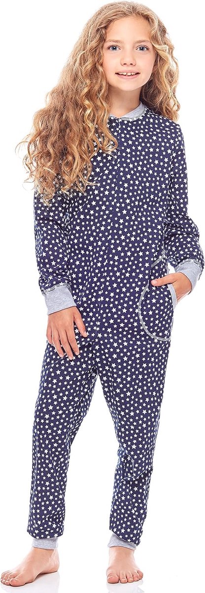 Style Meisjes Pyjama Slaap Onesie Jumpsuit Overall MS10-186