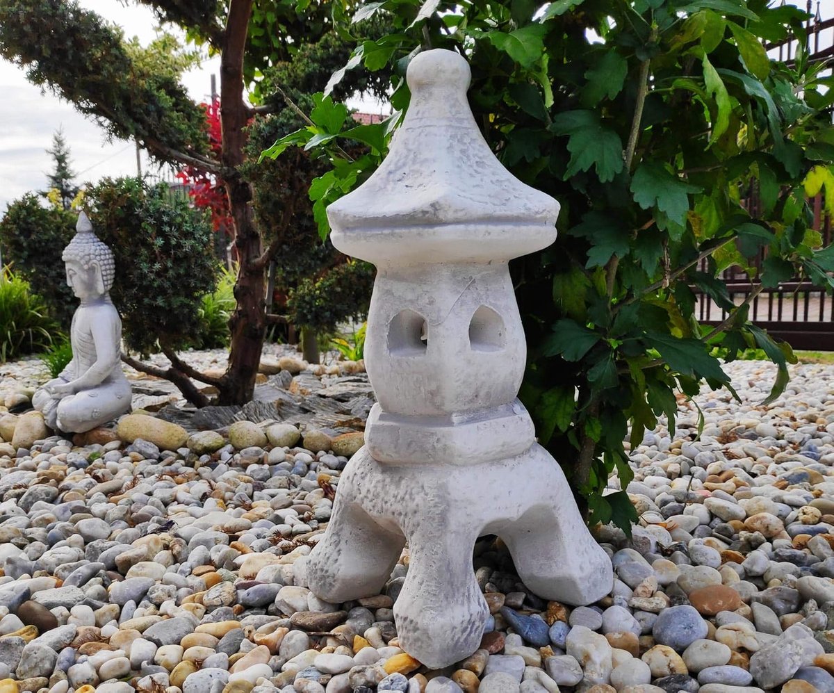 Ornament decor - Stone Japanse stijl Pagode/Lantaarn "Songyue Pagoda"