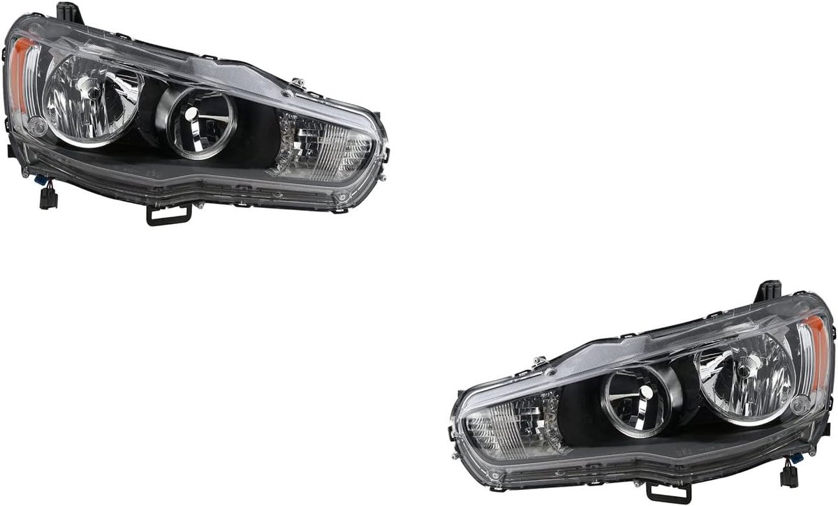 Koplamp Halogeen Voor Past bij Mitsubishi Lancer CY 08- HB4 Set LR