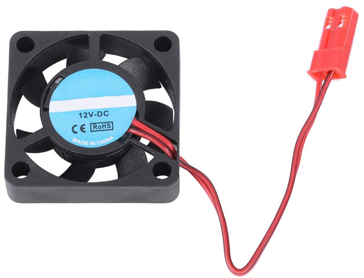 3D Printer Koelventilator, PH2.0 2Pin DC 12 V Mini Borstelloze Koeler Ventilator 30x30x7mm voor 3D Printers Accessoires