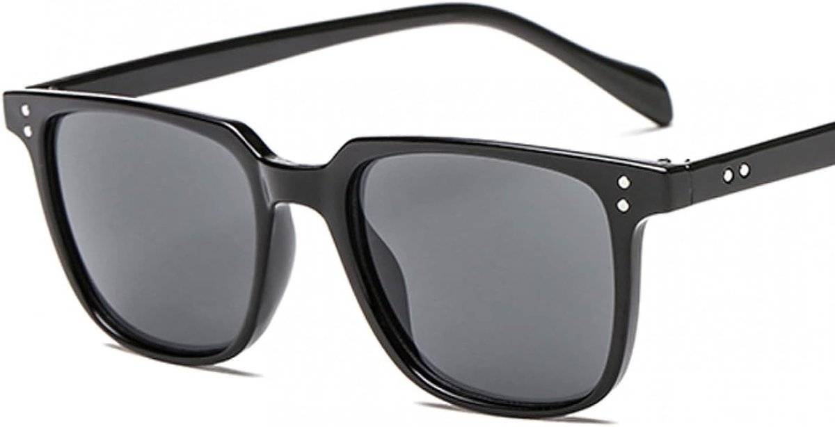 Retro Zonnebril Mannen Vierkante Designer Zonnebril Voor Mannen Uv400 Rijden Spiegel Goggle-C1
